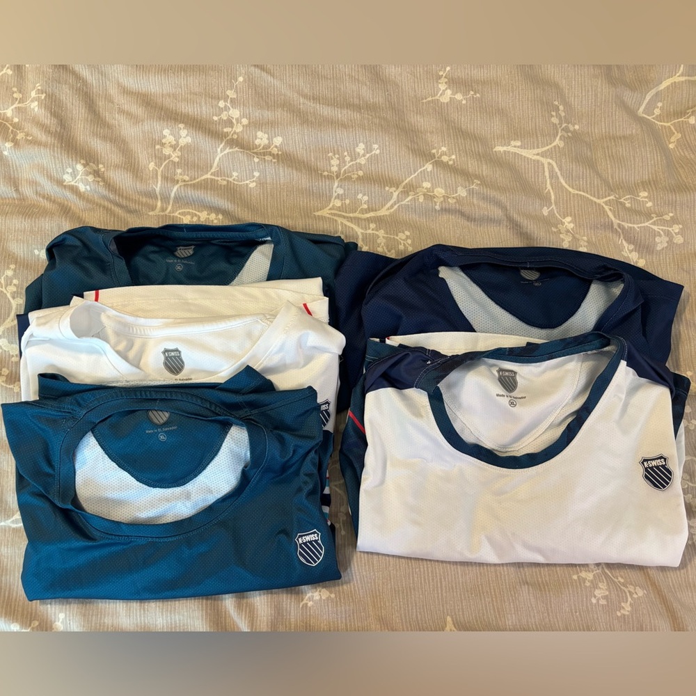 Bundle of 5 (five) K-Swiss Men’s Tee’s